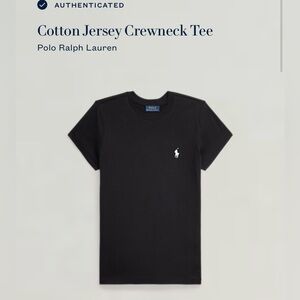Polo by Ralph Lauren Black Crewneck T-Shirt